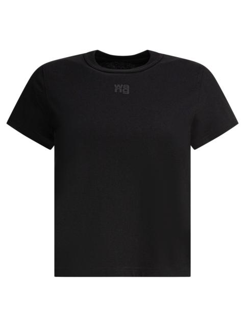 Alexander Wang Essential Jsy Shrunken Tee W/puff Logo