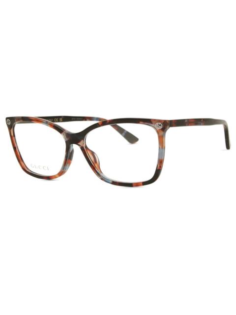 GUCCI Gucci Demo Square Ladies Eyeglasses GG0025O 013 56