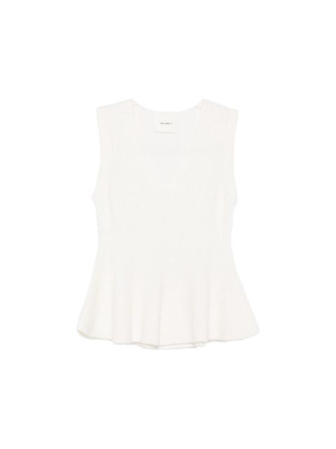 LISA YANG Lisa Yang White Tops - Vests & Tank Tops Women
