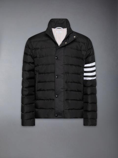 Thom Browne SHINY RIPSTOP LIGHTWEIGHT DOWN FILLED 4-BAR JACKET