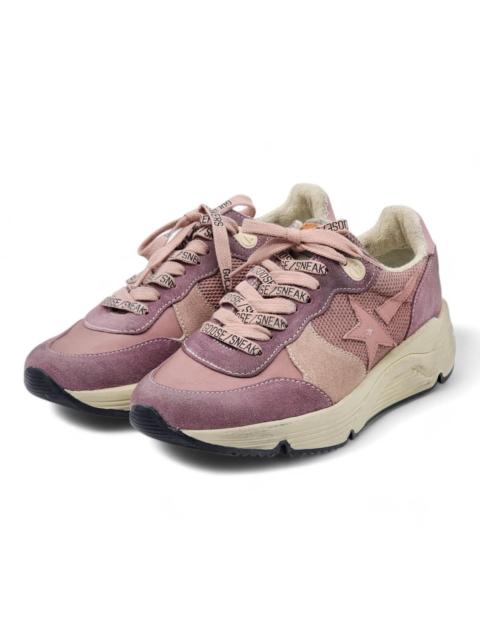 Golden Goose Running Sole Lace-Up Sneakers in Pink EU 40 US 10 - New $695