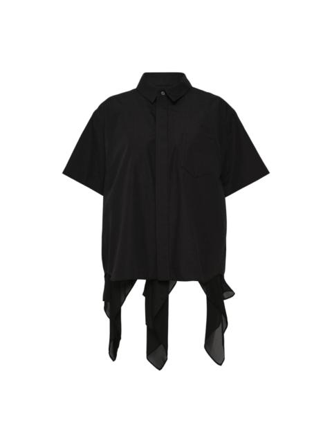 sacai Poplin X Satin Shirt
