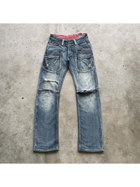 Other Designers W31 Vintage Japan Ripped Jeans Multipocket Distressed Pants
