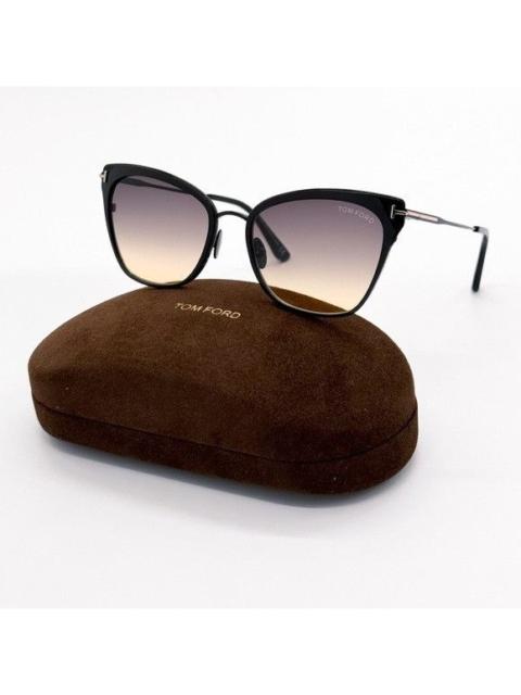 TOM FORD NEW TOM FORD FARYN TF843 01B WOMEN CAT EYE SUNGLASSES FT0843