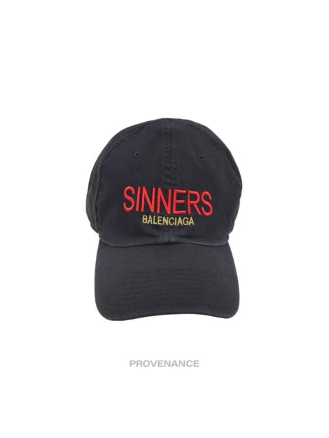 Balenciaga Sinners Cap - Washed Black