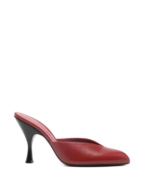 herbert levine Herbert Levine Sitting Pretty Cone-heel Mules