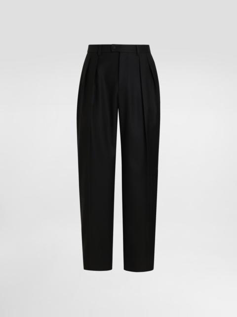 Dolce & Gabbana Wool gabardine trousers