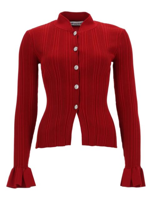self-portrait Self-Portrait Women Cardigan With Jewel Buttons