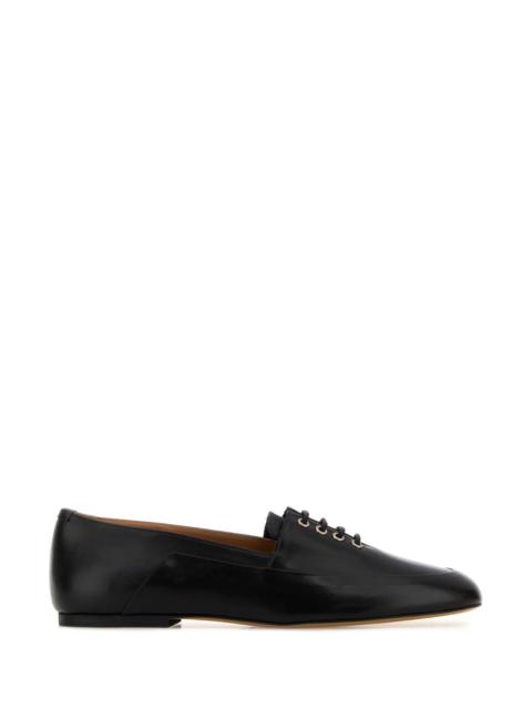 Jil Sander Jil Sander Women Black Leather Loafers
