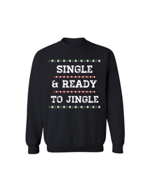 Other Designers Gildan - Single & Ready to Jingle Christmas Sweatshirt 🎅🏻