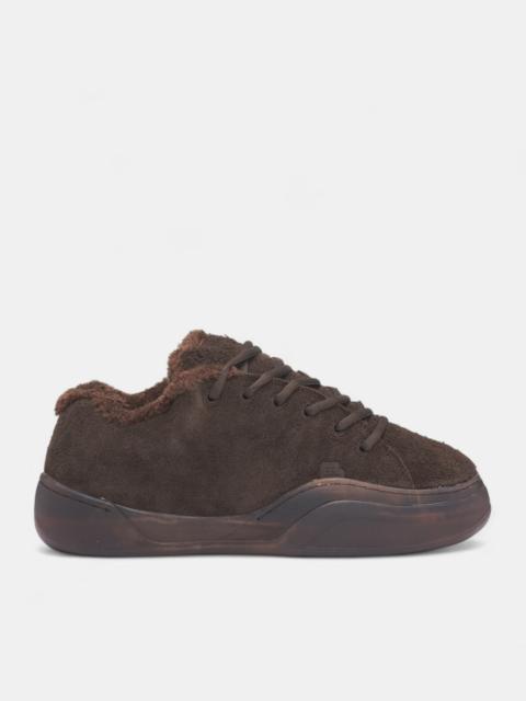 ERL Brown Suede Skater Vamp Sneakers