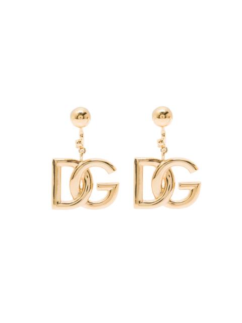 Dolce & Gabbana Dolce & Gabbana Women Gold Color Dg Logo Drop Earrings For Women
