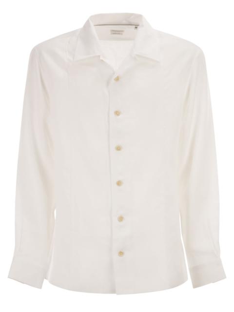 Brunello Cucinelli Brunello Cucinelli Men Pure Linen Shirt