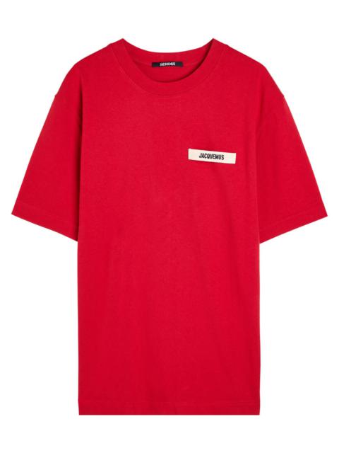 JACQUEMUS Jacquemus Le T-shirt Gros Grain Cotton T-shirt