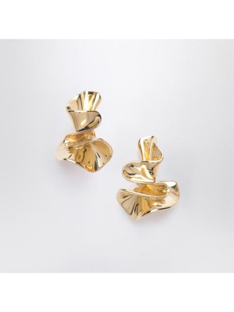 Bottega Veneta Bottega Veneta Women Small Anemone Earrings In Gold Tone