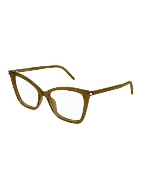 SAINT LAURENT Saint Laurent Demo Cat Eye Ladies Eyeglasses SL 386 010 55