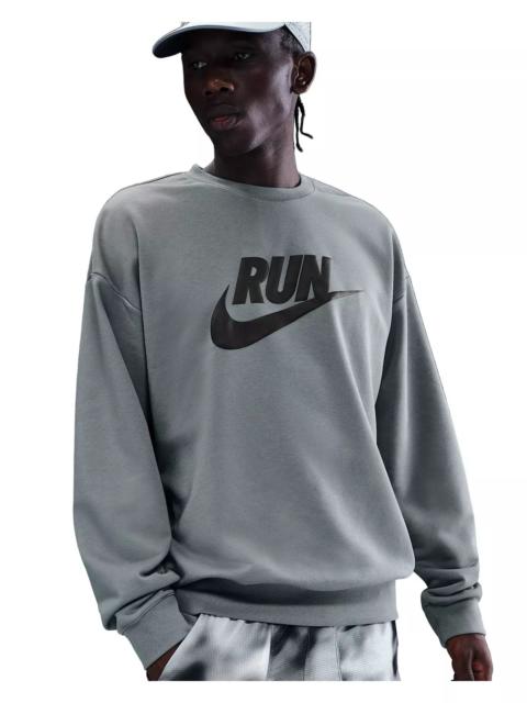 Nike Men's Dri-FIT Fleece Running Crew -Grey