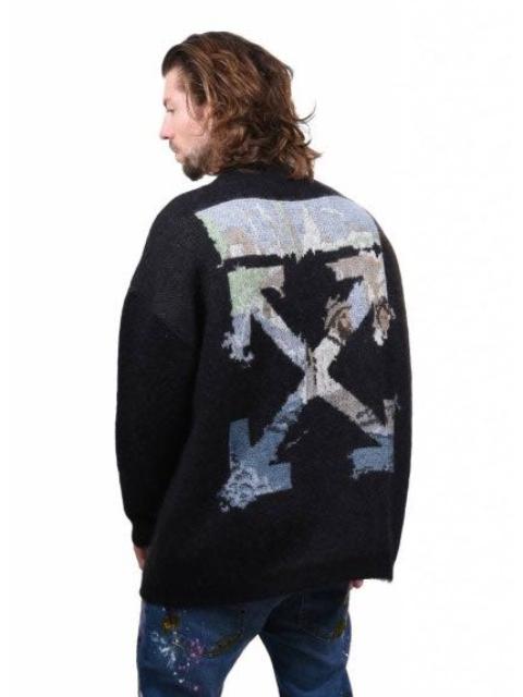 Off-White Off-White Oil Painting Arrow Logo Knitted Sweater