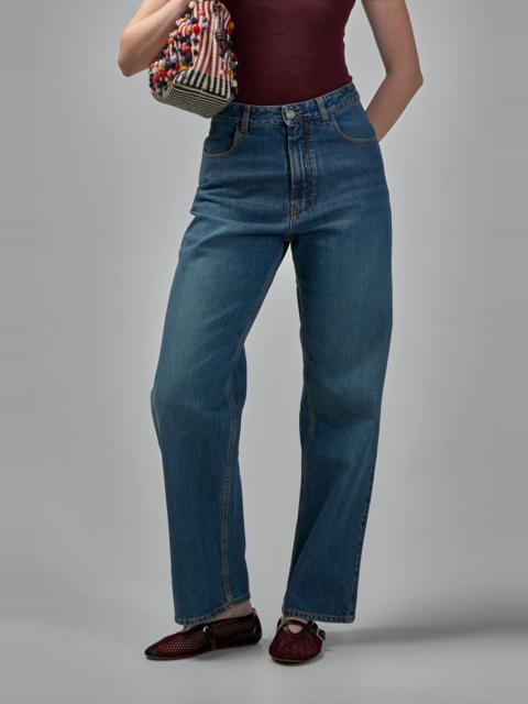 Alaïa Low Waist Denim Pants
