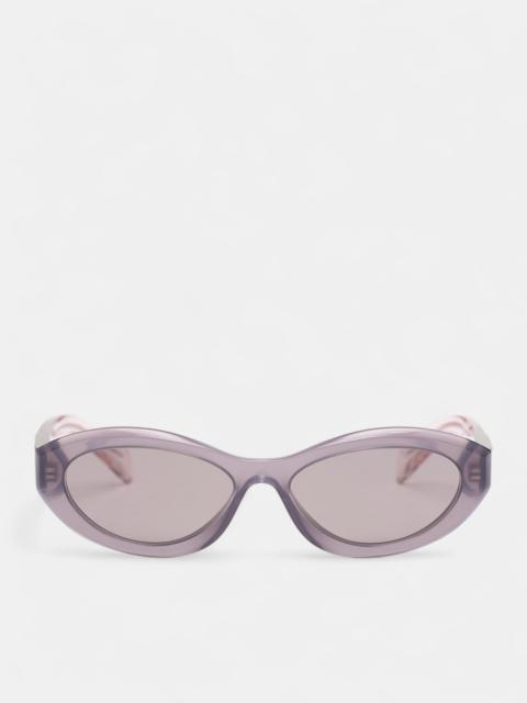Prada Gray Gradient 26ZS Oval Sunglasses