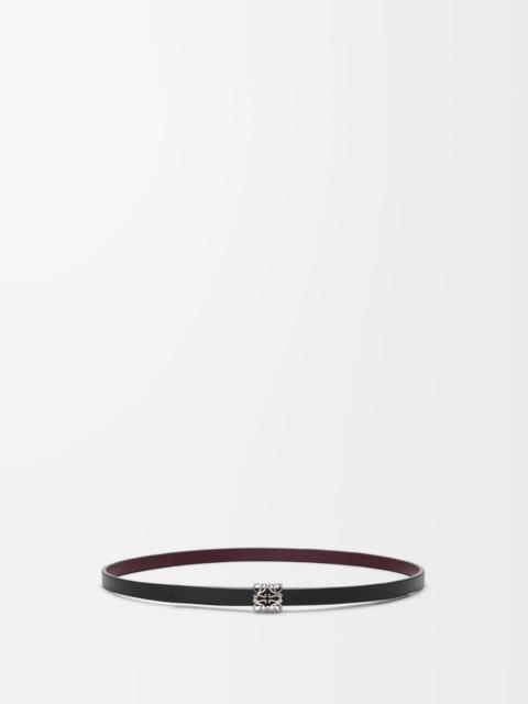 Loewe Reversible Anagram Bombé belt in smooth calfskin