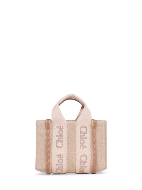 Chloé Blushy beige Woody mini tote bag