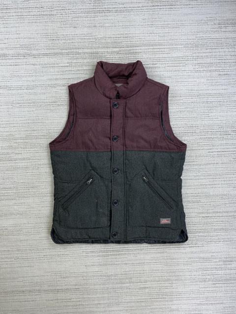 Other Designers Dickies × Vintage - Vintage Dickies Two Tone Color Puffer Down Vest