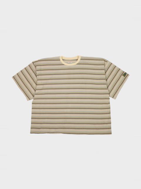 Multi Stripe Jersey HUGE-T - Beige/Brown