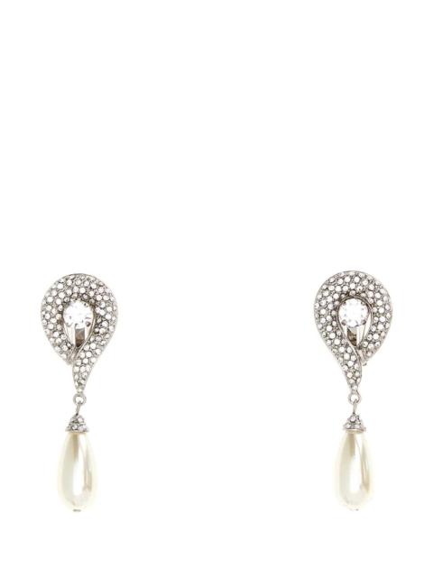 Alessandra Rich Alessandra Rich Women Silver Metal Earrings