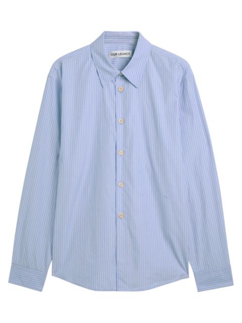 Our Legacy Our Legacy Beyond Pinstriped Cotton-poplin Shirt