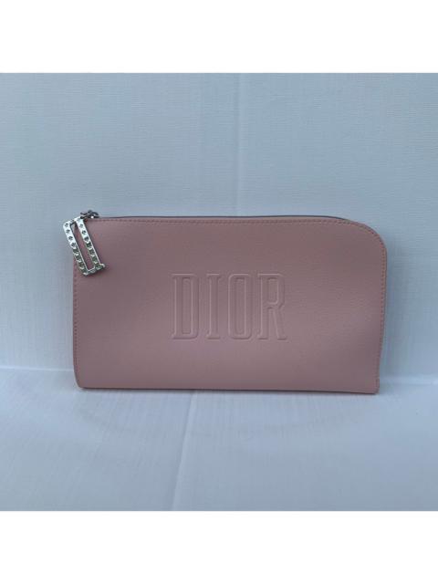 Dior Dior Pouch Bag Zipper Cluth vegan leather