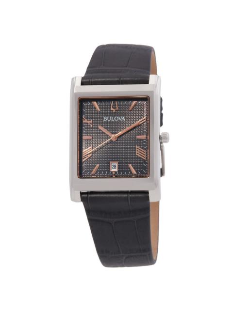 Other Designers Bulova Sutton Quartz Grey Dial Watch 96B443