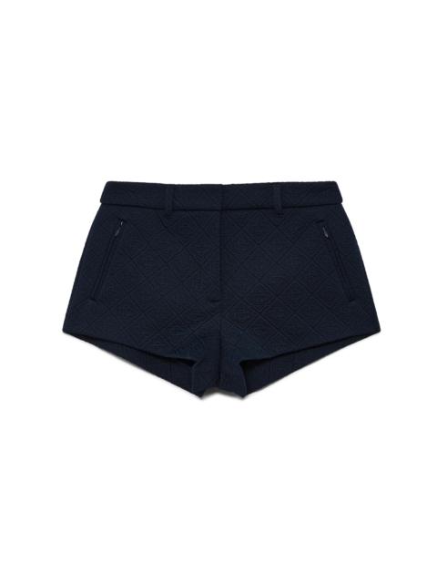 CASABLANCA Jacquard Knit Mini Shorts | Casablanca Paris