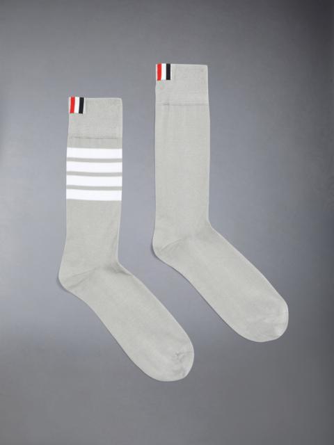 Thom Browne Lightweight Cotton 4-bar Mid Calf Socks