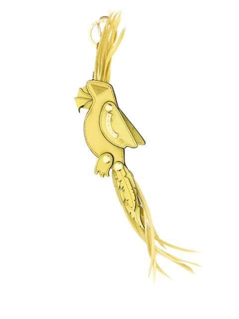 Prada Women Yellow Leather Key Ring