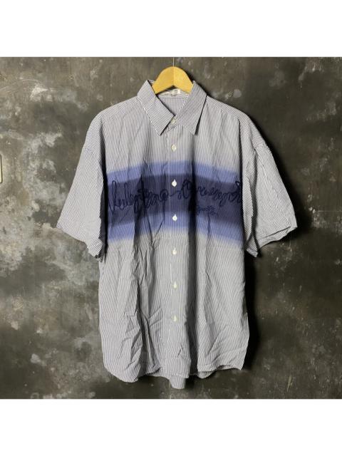 Valentino vintage valentino garavani tape logo gradation striped shirt