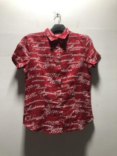 Other Designers Issey Miyake - MADEMOISELLE NON NON Shirt Linen Hawaii Coconut Button