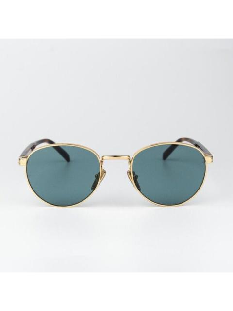Prada Prada Women Sunglasses Gold Lago Round PRB51S 5AK40K NEW AUTHENTIC