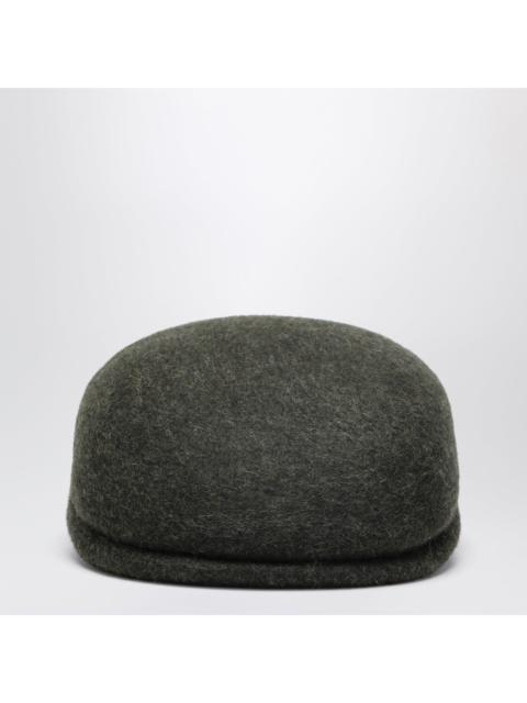Loro Piana Loro Piana Moss Green Wool Felt Flat Cap Men