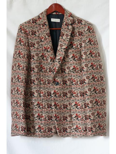 Dries Van Noten AW13 heavy wool floral jacket