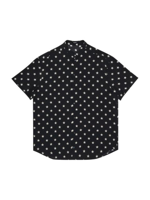 Balmain Balmain Short-Sleeve Stars Print Shirt 'Black/Ivory'
