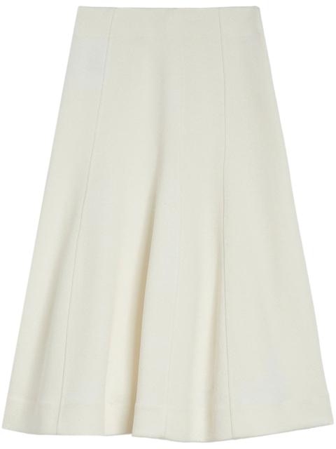 Jil Sander panelled flared midi skirt