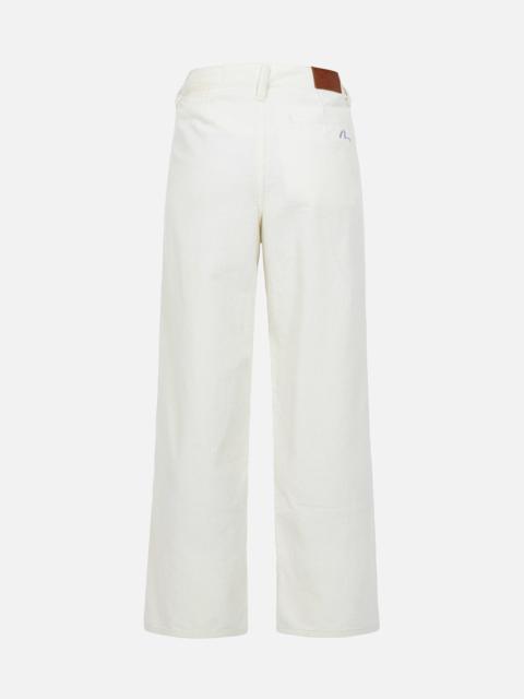 EVISU Seagull Embroidery Straight-fit Corduroy Trousers