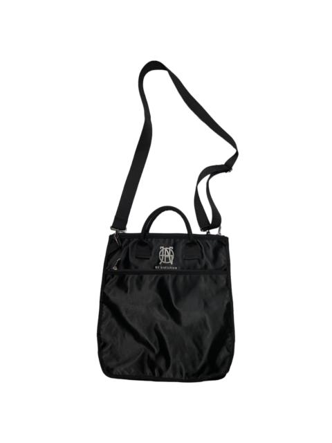 Jean Paul Gaultier nylon black strap bag