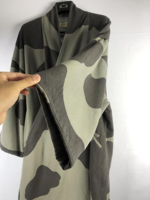 Other Designers Hanae Mori × Japanese Brand - Hanae Mori Paris Grey Wool Cape Cloak
