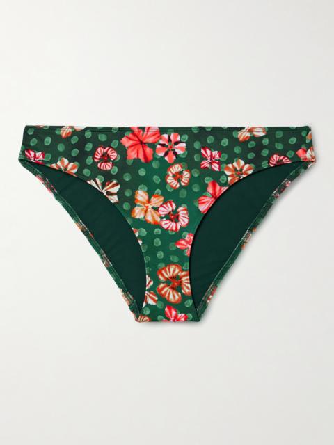 ULLA JOHNSON Dani Printed Bikini Briefs