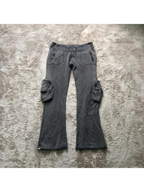 Other Designers Designer - Flare KISSMARK Drawstrings Cargo Sweatpants #4306-149