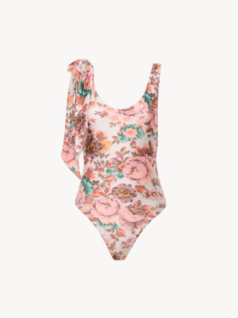 Chloé KNOTTED-STRAP ONE-PIECE SWIMSUIT