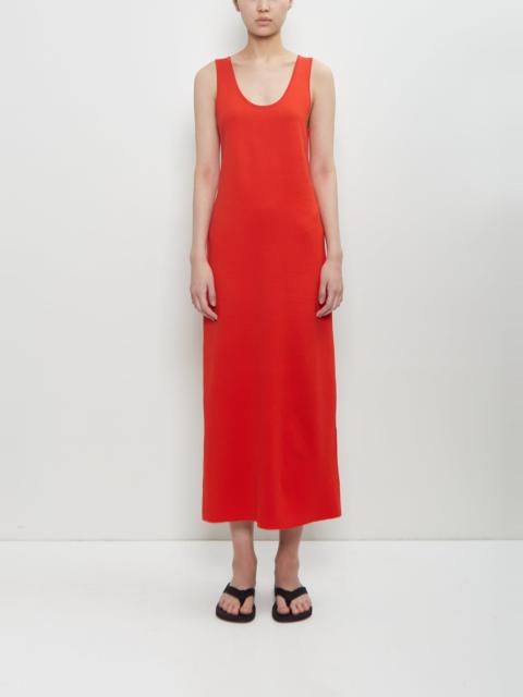 AURALEE Cotton Silk Strech Double Face Knit Dress