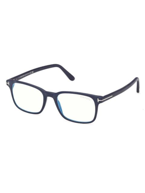 TOM FORD Tom Ford Blue Light Block Rectangular Men's Eyeglasses FT5831-B 091 51